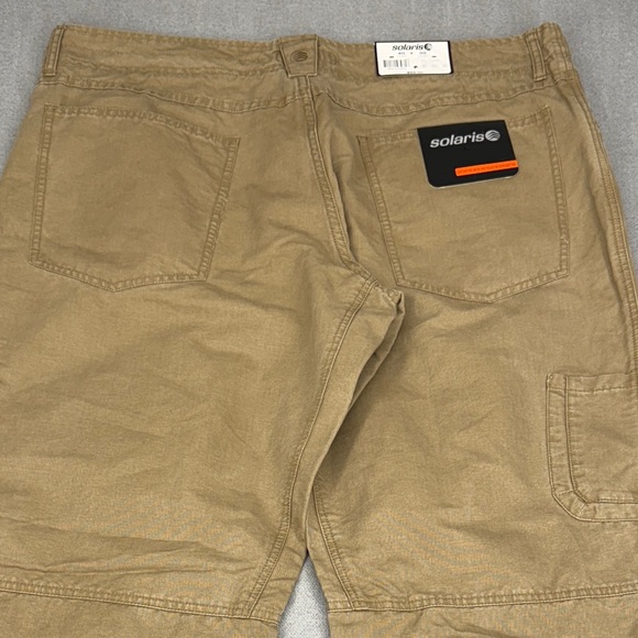 Solaris Pants Mens 40x30 Cargo Canvas Relaxed Workwear Chino Hiking Outdoor NWT - Picture 1 of 16